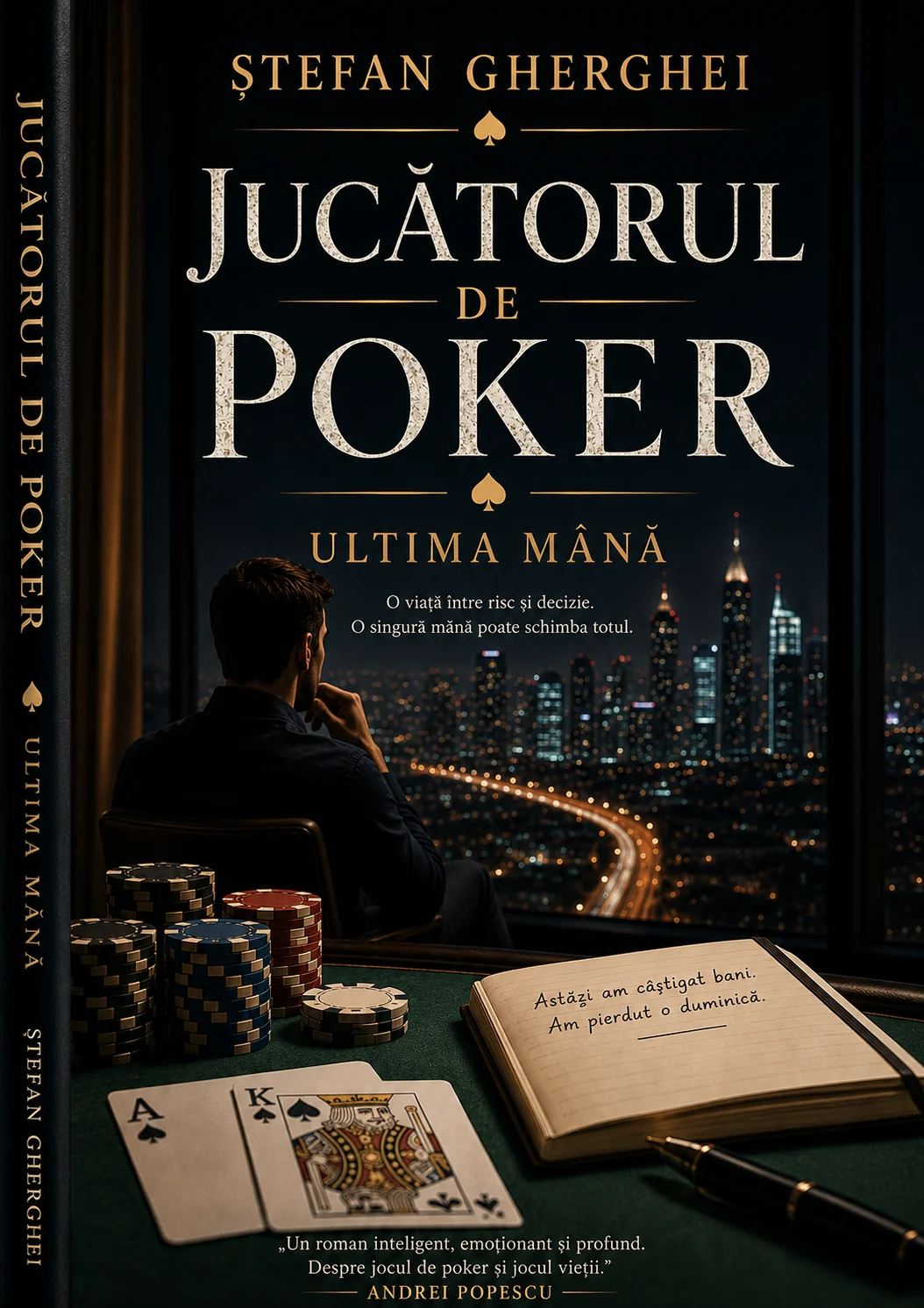 Coperta cărții Jucătorul de Poker
